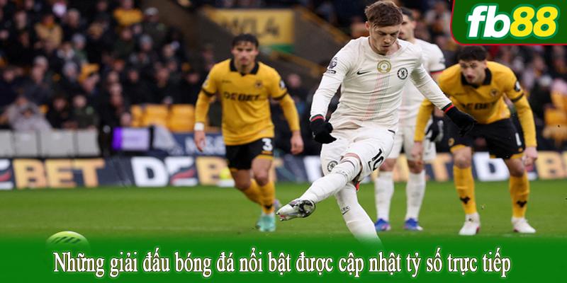 Những giải đấu bóng đá nổi bật được cập nhật tỷ số trực tiếp