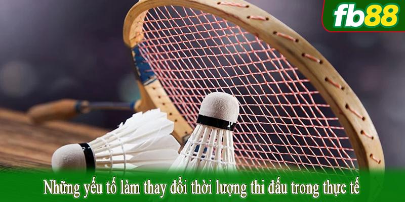 Những yếu tố làm thay đổi thời lượng thi đấu trong thực tế